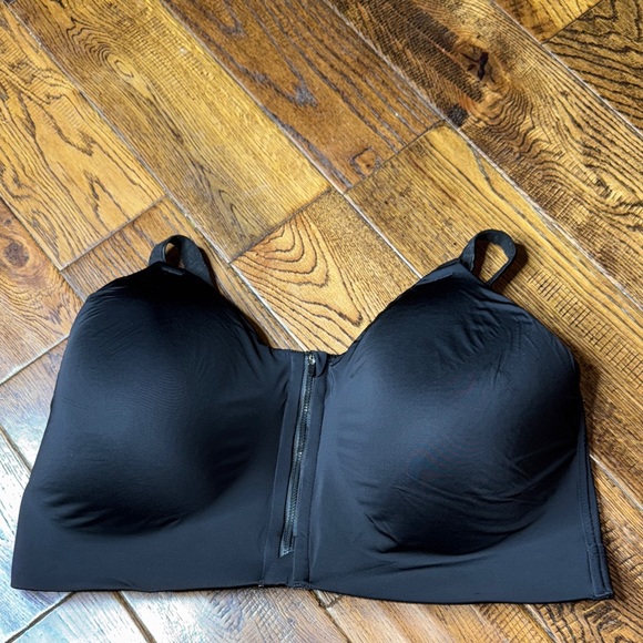 Torrid Black Zip-Front Bra Size 44DDD - Picture 1 of 5